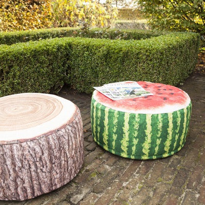 Puff Exterior Tronco de Arbol